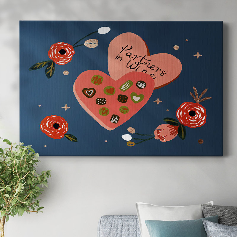 Toile tendue Happy Galentine I-Gallery