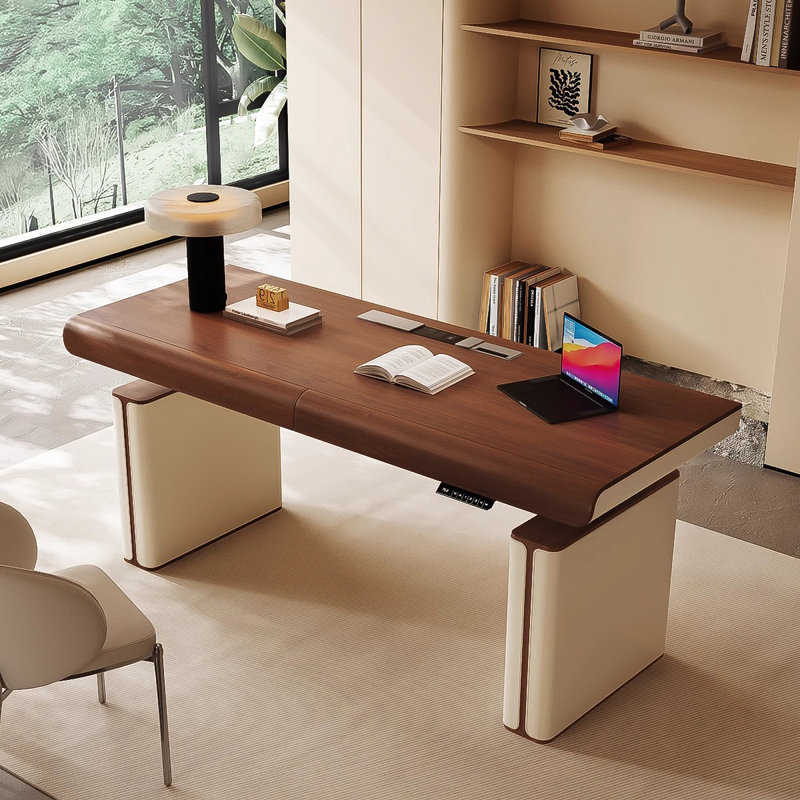 Bureau de luxe électrique réglable en hauteur Luxury Light, H 27,56 po x l 55,12 po x P 27,56 po