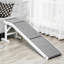 Rampe pour chien Pawhut pour lit, rampe pour chien avec tapis antidérapant et plateforme supérieure, blanc