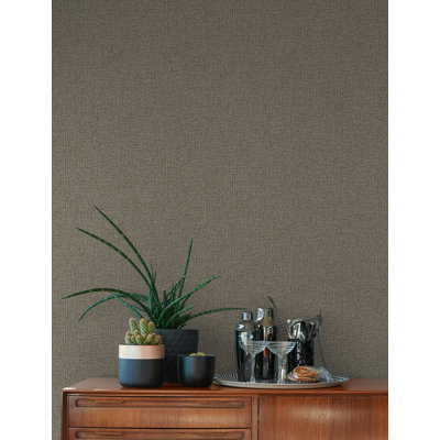 Azarel Non-Pasted Vinyl Abstract Wallpaper Roll