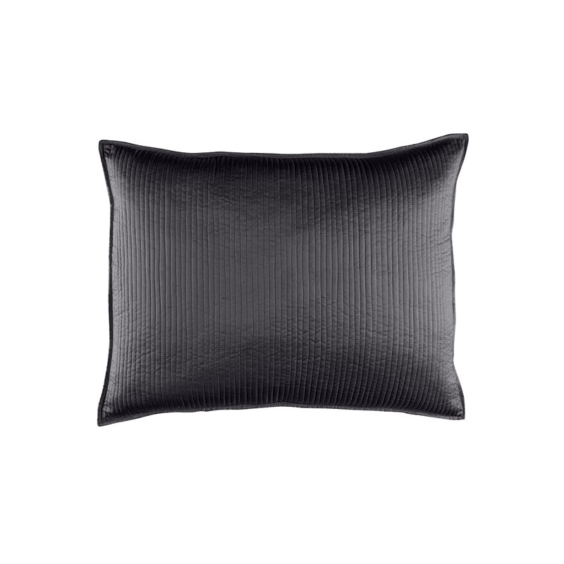 Retro Lumbar Pillow Cover & Insert, 20" x 26", Black