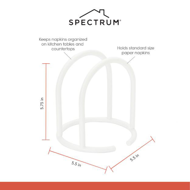 Euro Napkin Holder Matte White