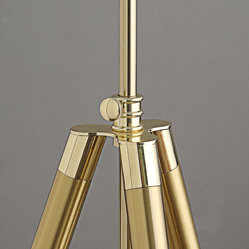 Lampe de table trépied réglable avec DEL, design élégant et lumière douce