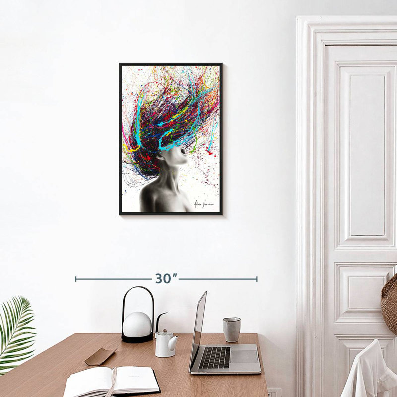 The Edge, Cadre flottant noir, 17 po x 25 po