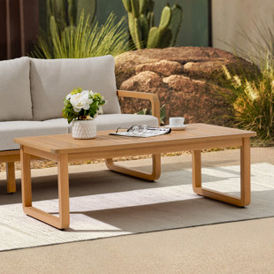 Outdoor Patio Wooden Coffee Table