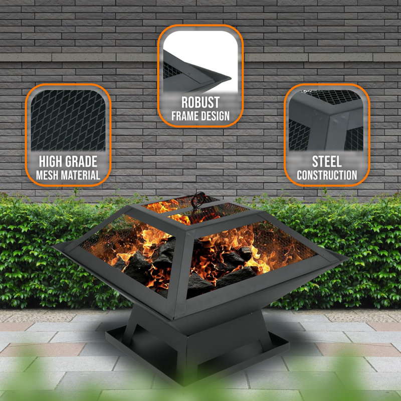 Ludgera 10cm x 10cm Fire Pit Accessory
