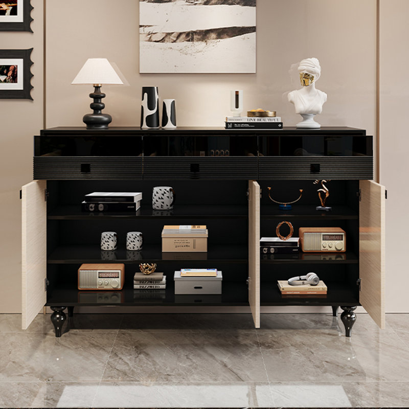 Armoire de rangement moderne et luxueuse pour hall d'entrée, H 41,33 po x l 47,24 po x P 13,77 po