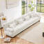 Canapé modulaire capitonné en chenille pour salon-142689250-142689262