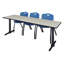 Table de formation Neyland Cain T-Base et 3 chaises empilables-32520358-32520364