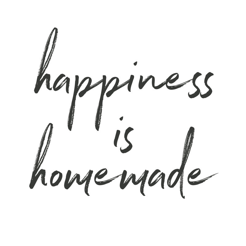 Home Is Homemade - Wrapped Canvas Print, 76cm H x 76cm W x 3.8cm D