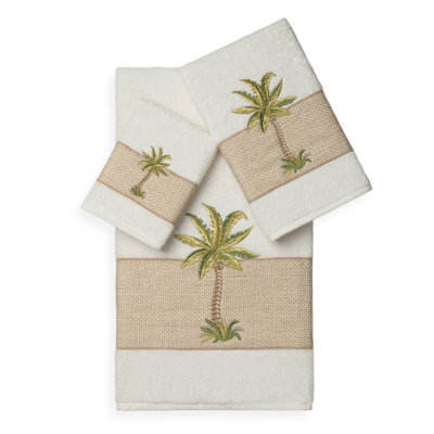 Colton 3 Piece Turkish Cotton Towel Set