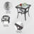Kyesha 6-Piece Outdoor Swivel Chair Set with Cushions-1629315898-1629315901