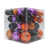 Mauve / orange / noir