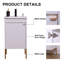 Ensemble de meuble-lavabo simple blanc 18 po
