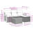  Garden Sofa Set Grey, Dark Grey