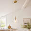 1 - Light Gold Single Pendant