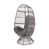 Coussin gris / cadre gris