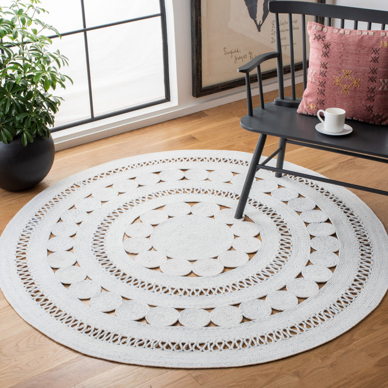 Tapis performance tissé à la main Cape Cod, Rond 3 pi