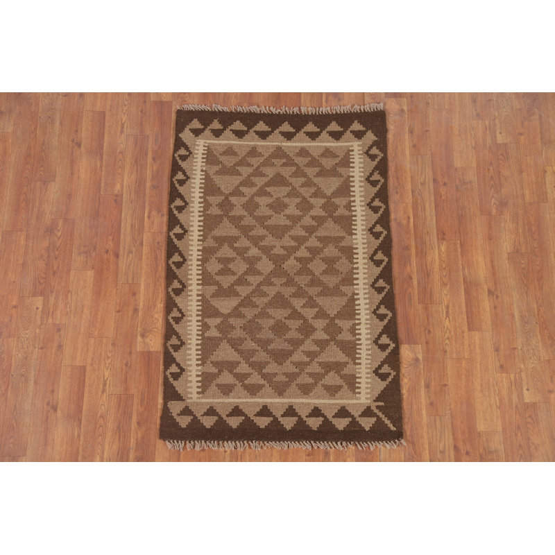 Geometric Kilim Oriental Area Rug 3x4