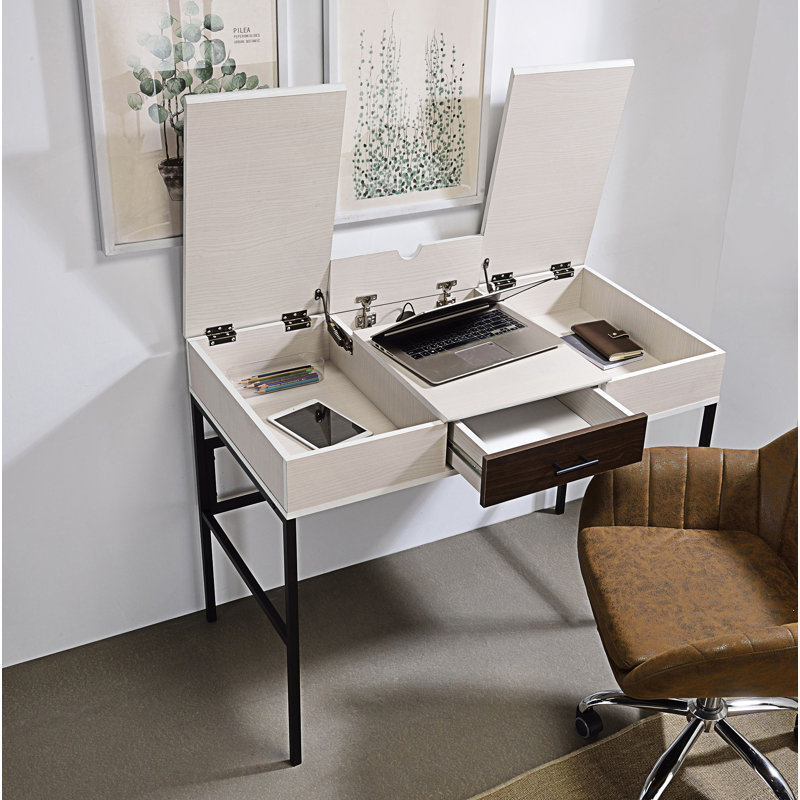 Bureau d'écriture avec USB et rangement