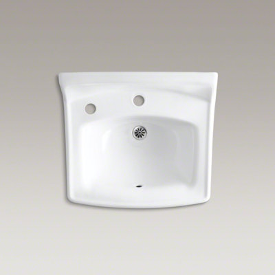 Greenwich Ceramic 21" Wall Mount Bathroom Sink with Overflow