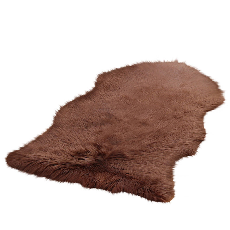 Hiver salon chambre canapé siège de bureau fenêtre imitation laine tapis 60 x 110 cm