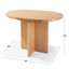 Table de salle à manger extensible en bois massif Lulette-1805894476