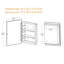 Armoire à pharmacie noire en plastique pour miroir de salle de bain à rebord biseauté 16 x 22 po