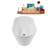 53.9'' x 29.7'' Freestanding Soaking Acrylic Bathtub-95288647