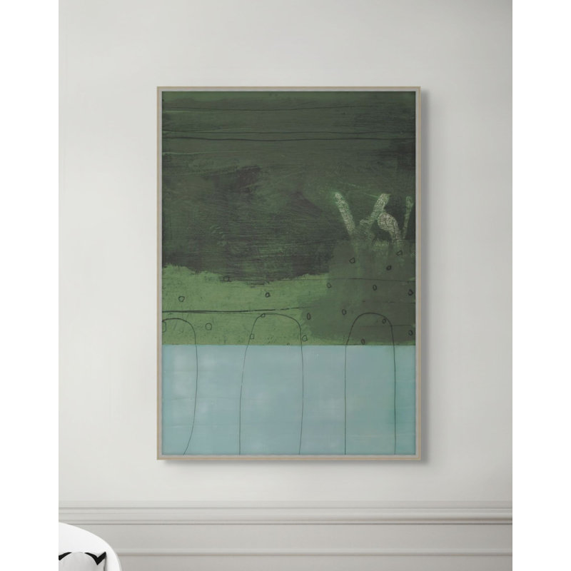 Moss And Sky 1 Print, 49.25" H x 35.25" W