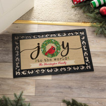 Festival Doormat, Winter Holiday Merry Christmas Doormat Outdoors/indoor  Floor Mats Rugs 40x60 Cm