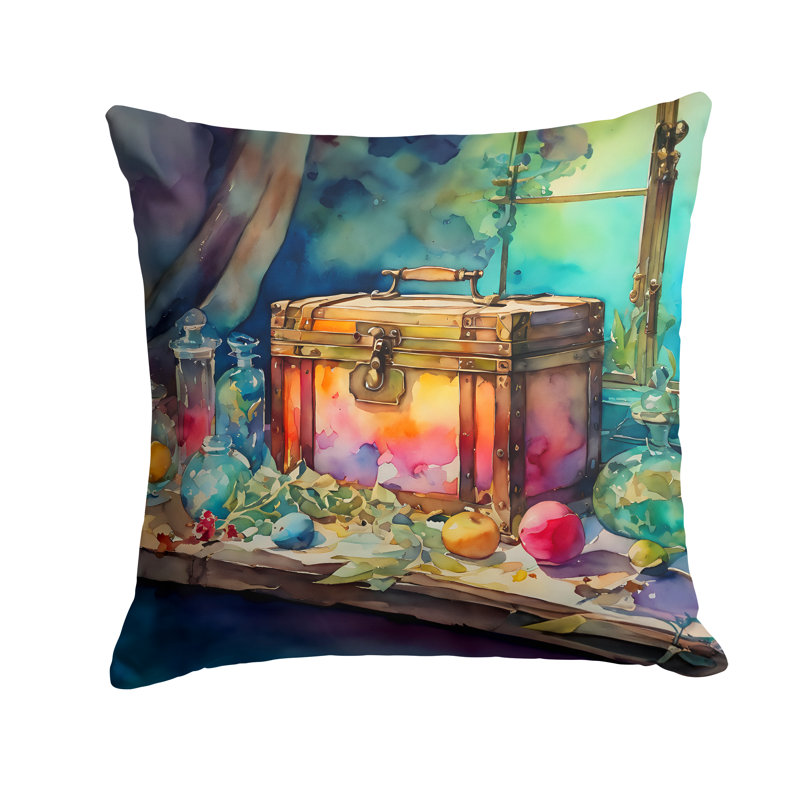 Nautical Outdoor Throw Pillow, 18"H x 18"W
