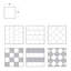 Montauk 4x4 Mixed Finish Ceramic Tile-2124294406