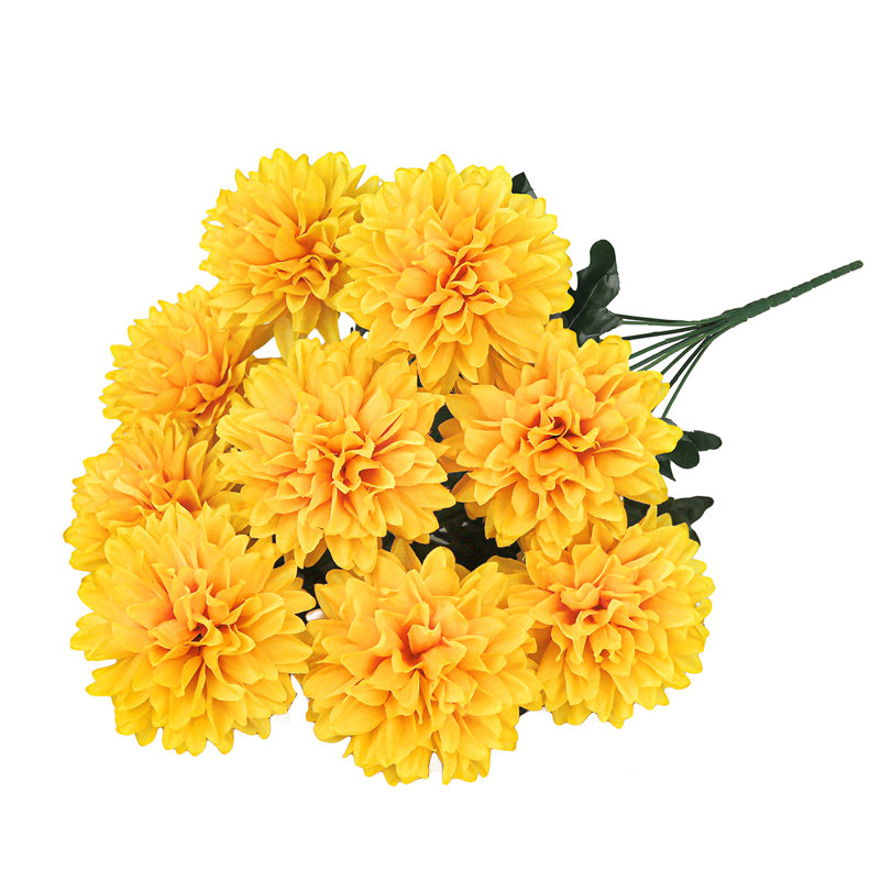 Bouquet de fleurs artificielles, Jaune