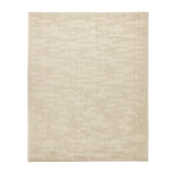 Geist Hand Loomed Wool Solid Color Area Rug in Cream/Flax