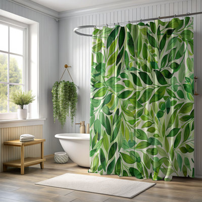 Fresh Shoots - Rideau de douche Premium