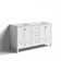 Aleta 60'' Double Bathroom Vanity with Engineered Marble Top