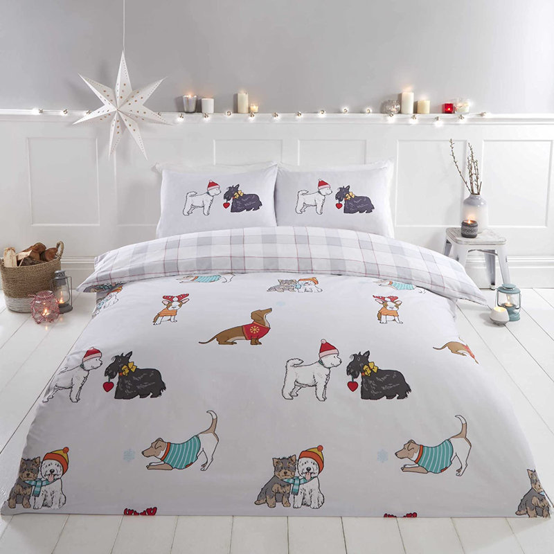 Caledonia No Pattern Duvet Cover Set with Pillowcases, Single - 1 Standard Pillowcase