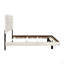 Tête de lit contemporaine contemporaine en bois durable pour chambre à coucher 1pc-1944724179