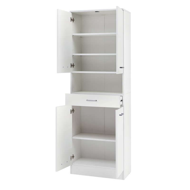 Lorenz Linen Cabinet, White