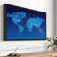 "Carte du monde intégrée", art mural-1256072879