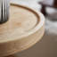 Table de bout ronde en bois massif, table à boissons à piédestal, grand support pour plante-118690973-118690972