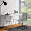 Throckmorton Velvet Office Chair-475577918