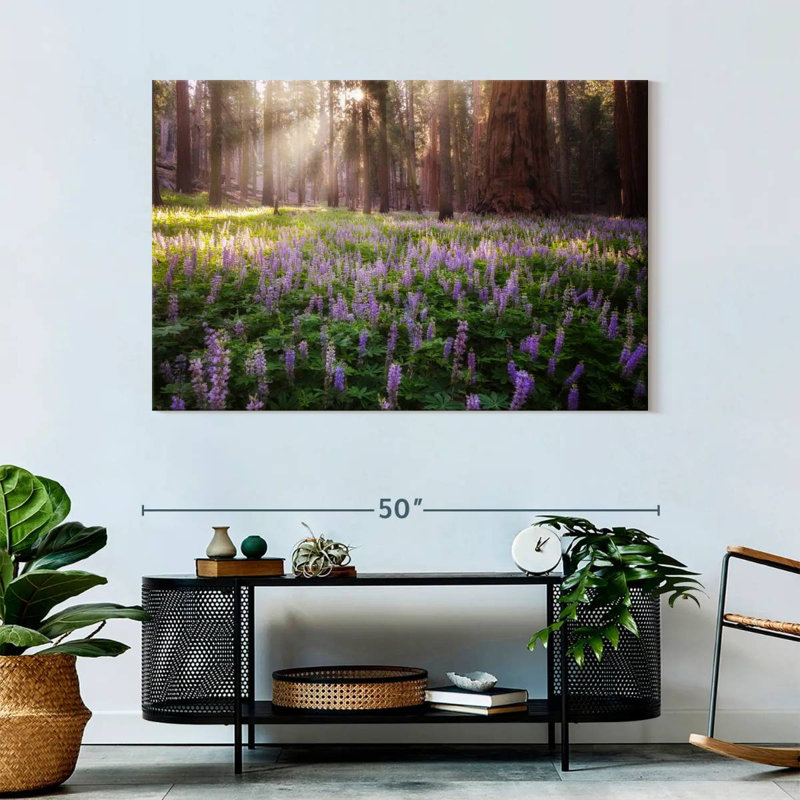 Harnek Forest Lupine Flowers, 32" H x 48" W