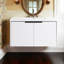 Ensemble de meuble-lavabo flottant 36 po - Design ondulé, lavabo en résine, portes à fermeture en douceur?-1737557756-1737557755