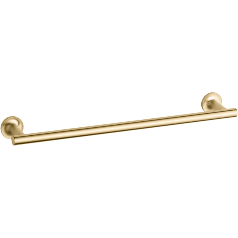Porte-serviettes mural Kohler Purist, porte-serviettes mural en métal, H 1,875 po x L 19,881 po x P 3,25 po