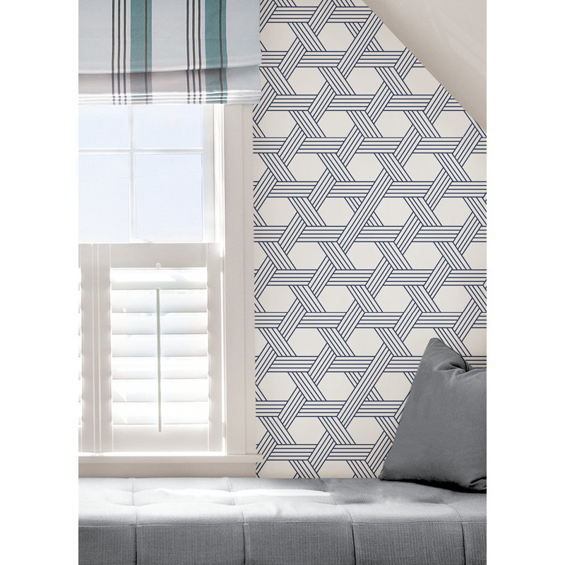 Indigo Illusion Self Adhesive Wallpaper