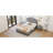 Button Tufted Velvet Upholstered Bed-5444237-5444272