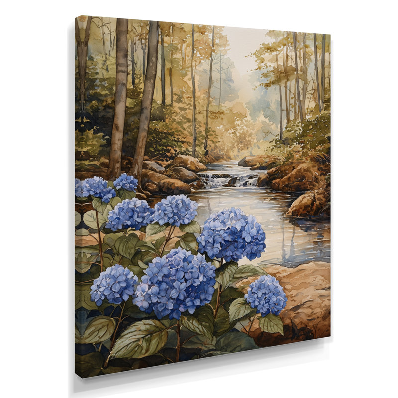 Giavona - impressions sur toile florales, 32" H x 16" W, Wrapped Canvas, Does Not Apply