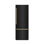 ZLINE Autograph Edition 30 po 16.1 cu. Réfrigérateur à congélateur inférieur intégré avec distributeur d'eau et machine à glaçons en acier inoxydable noir avec intérieur et détails gris graphite